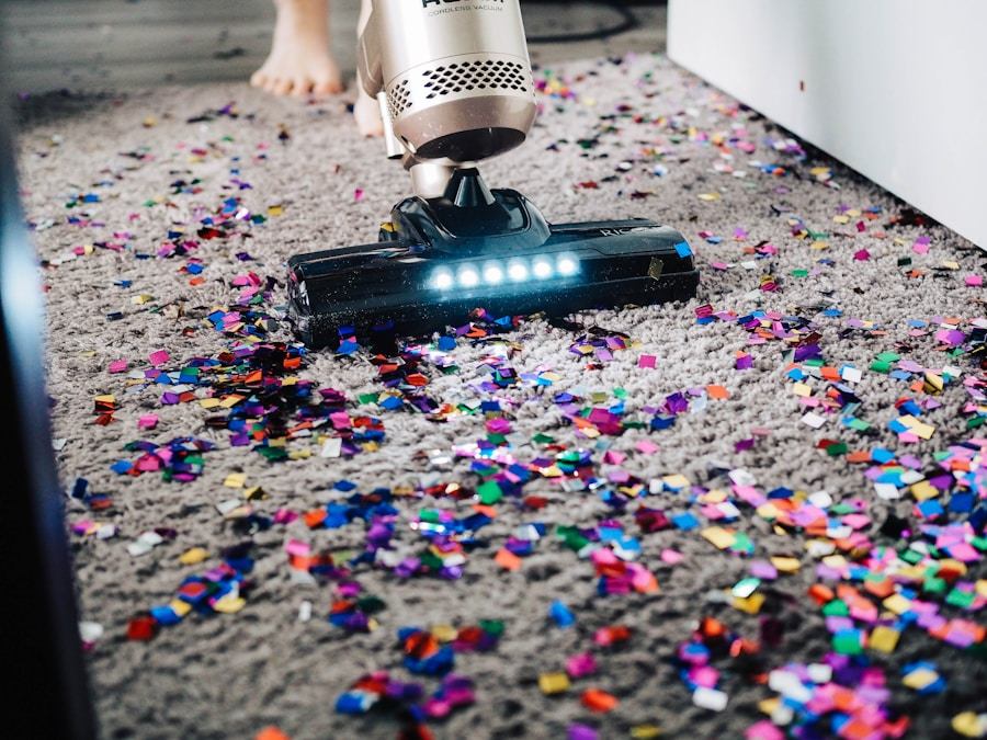 Professional commercial and residential cleaning team at work