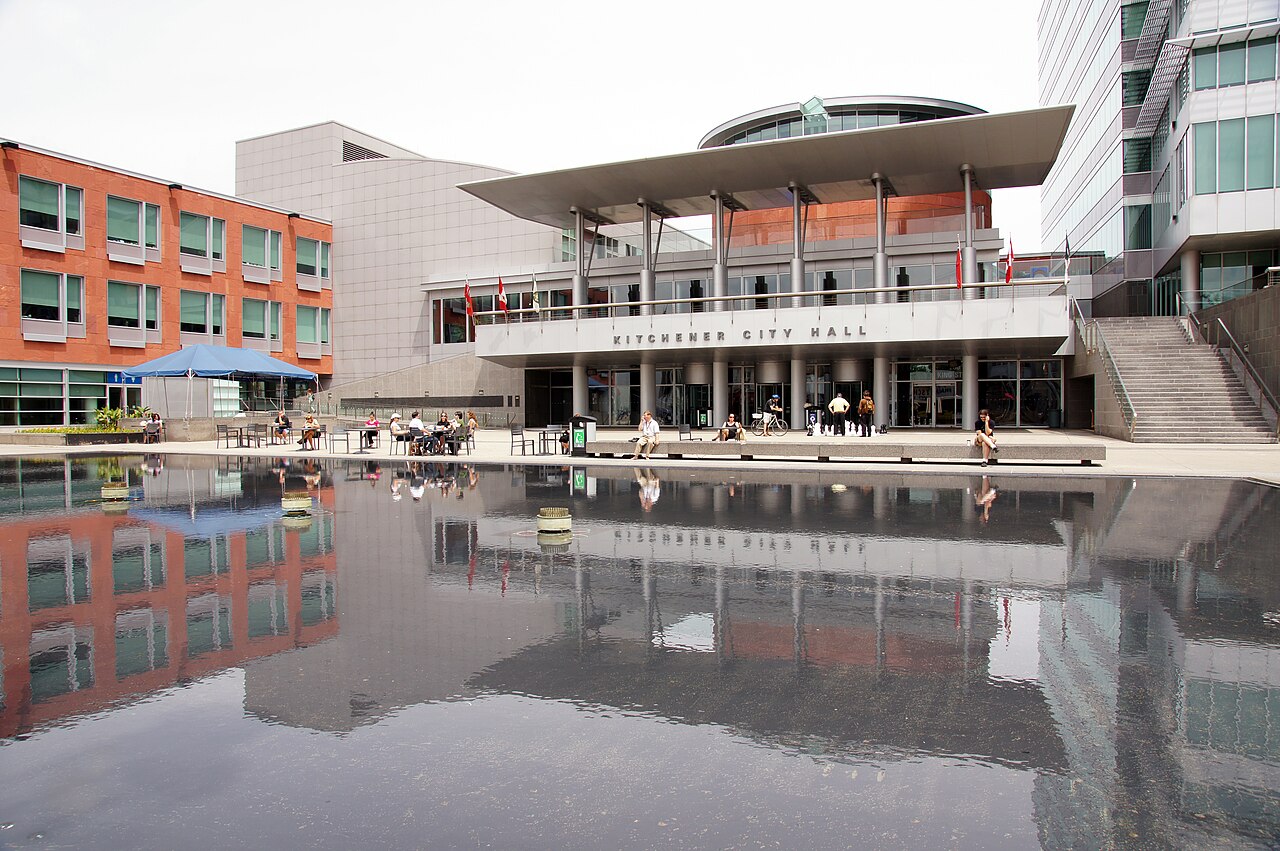 Downtown Kitchener in Waterloo Region, Ontario